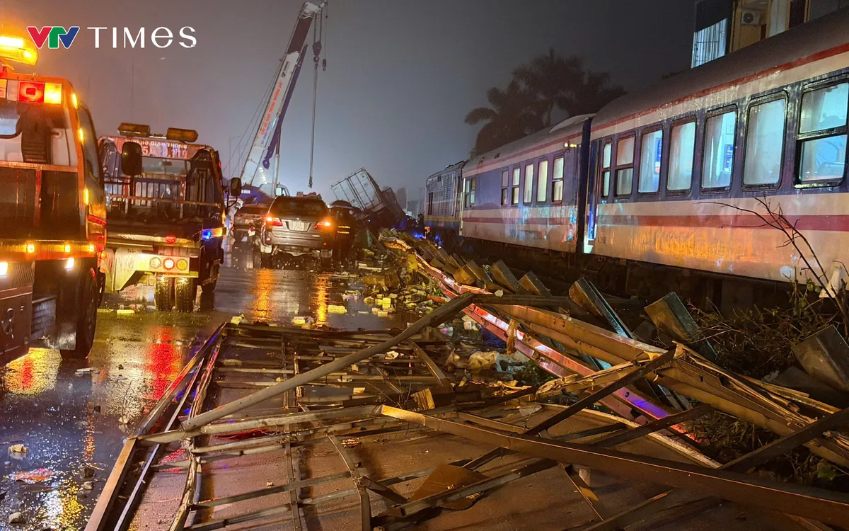 Hiện trường vụ tai nạn. Ảnh: Đình Hiếu