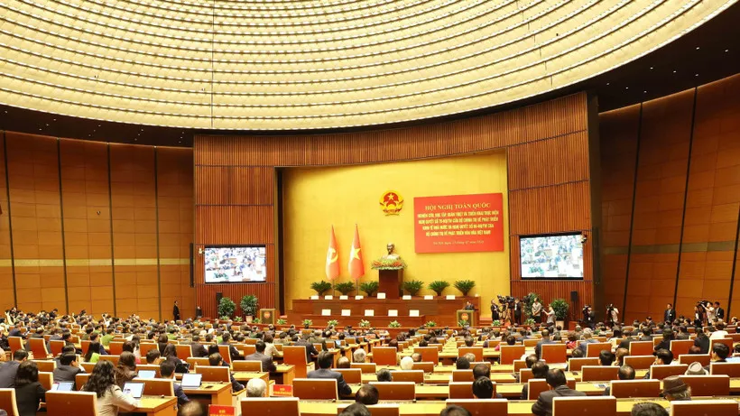 Học tập, qu&aacute;n triệt v&agrave; triển khai thực hiện Nghị quyết số 79 v&agrave; Nghị quyết số 80 - Ảnh 1.