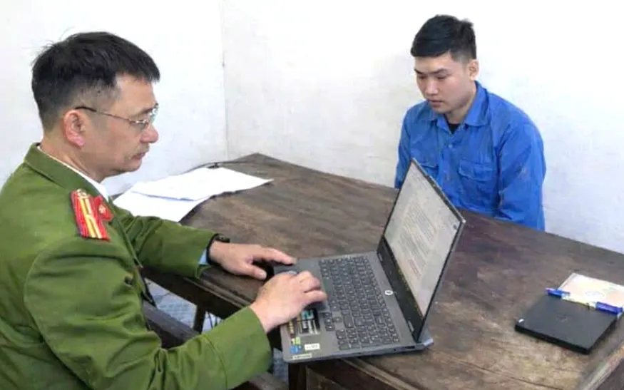 Cơ quan Công an làm việc đối với Hoàng Tuấn Dương.