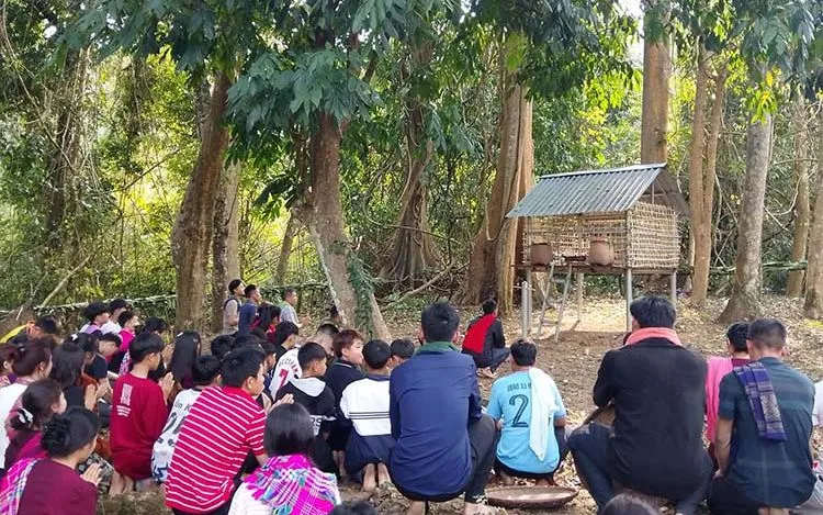 Lễ tạ ơn rừng tại bản Lói, xã Mường Nhà, tỉnh Điện Biên.