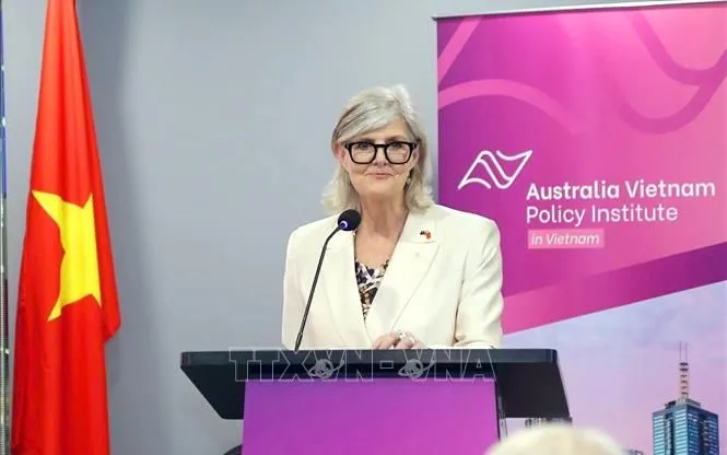 Toàn quyền Australia Sam Mostyn (Ảnh tư liệu: TTXVN)