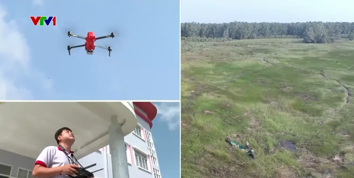 “Mắt thần” canh gác rừng ở Tràm Chim - Ảnh 1.