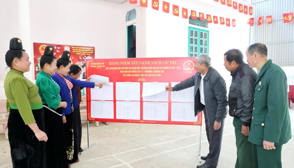 Sơn La Chủ động, tr&aacute;ch nhiệm, đảm bảo tiến độ c&ocirc;ng t&aacute;c bầu cử - Ảnh 4.