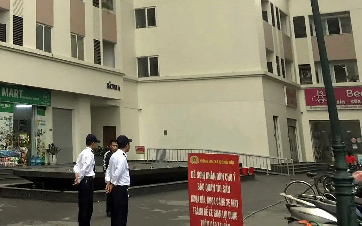 Chung cư nơi xảy ra vụ việc.