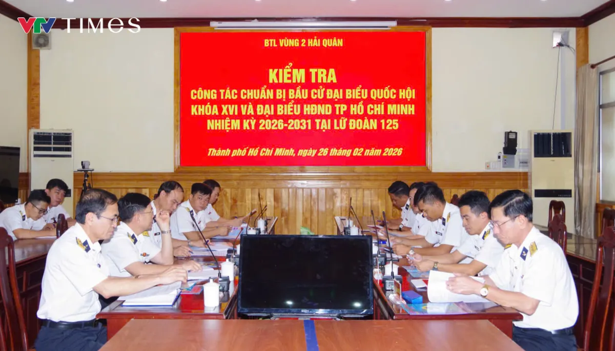 Vùng 2 Hải quân bảo đảm tổ chức bầu cử chặt chẽ, đúng quy định - Ảnh 2.
