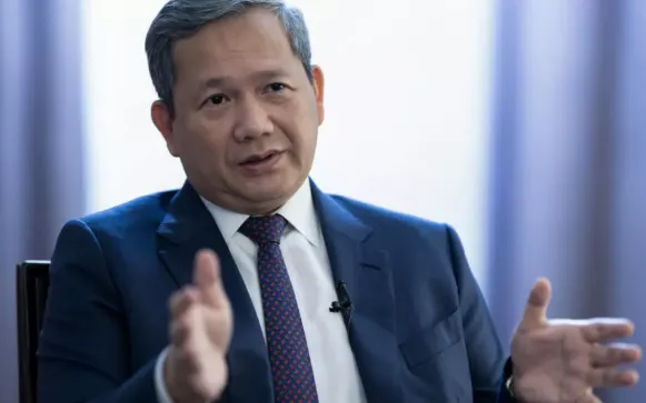 Thủ tướng Campuchia Hun Manet thừa nhận các trung tâm lừa đảo trực tuyến đã gián tiếp thúc đẩy một số hoạt động kinh doanh và tạo ra việc làm trong nước, nhưng phủ nhận việc Campuchia thu lợi từ các băng nhóm tội phạm này. (Ảnh: AFP)