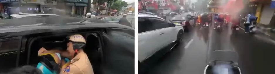 Nhanh ch&oacute;ng dẫn đường cấp cứu, CSGT gi&uacute;p bệnh nh&acirc;n qua cơn nguy kịch- Ảnh 1.