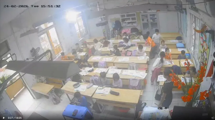 Sự thật về vụ "học sinh liếm đất" tại Trường tiểu học Trưng Nhị, tỉnh Phú Thọ - Ảnh 2.