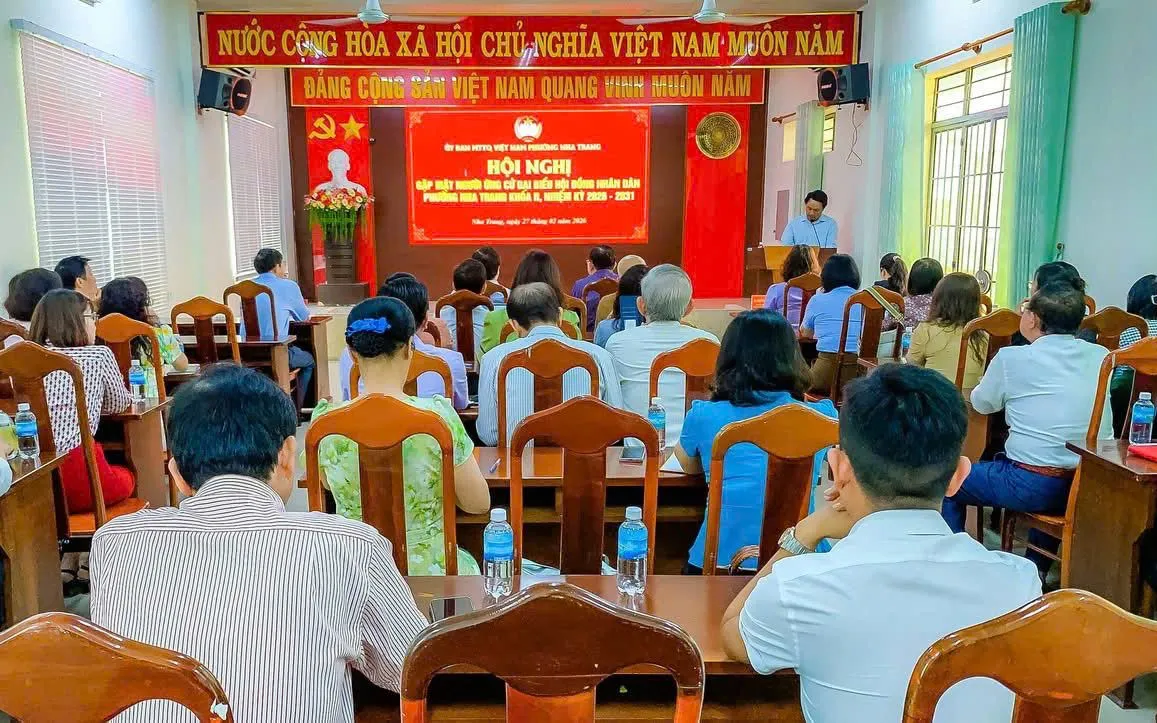 Phường Nha Trang gặp mặt 48 ứng cử viên HĐND khóa II, nhiệm kỳ 2026-2031.