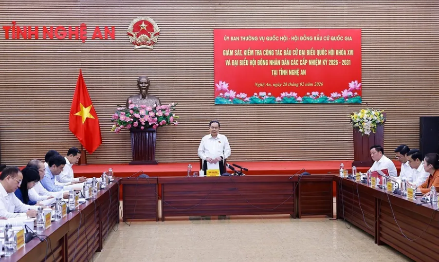 Chủ tịch Quốc hội: Nghệ An cần nâng cao kỷ luật, kỷ cương để ngày bầu cử là ngày hội của toàn dân - Ảnh 5.