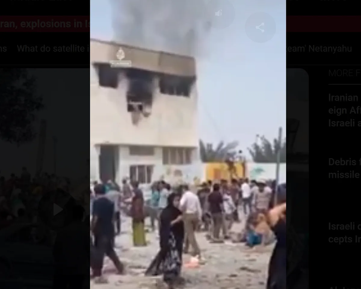 Trường nữ sinh Iran tr&uacute;ng kh&ocirc;ng k&iacute;ch của Israel, hơn 50 người thiệt mạng- Ảnh 1.