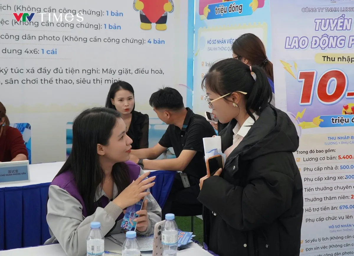 Sôi động ngày hội việc làm đợt 1 năm 2026 tại Nghệ An - Ảnh 2.