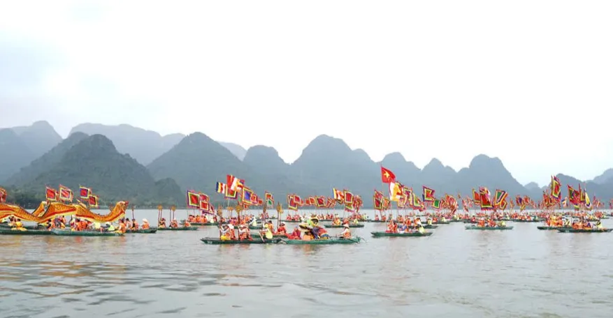 Hội xuân Tam Chúc: Rạng rỡ "Bình minh cõi Phật" - Ảnh 6.