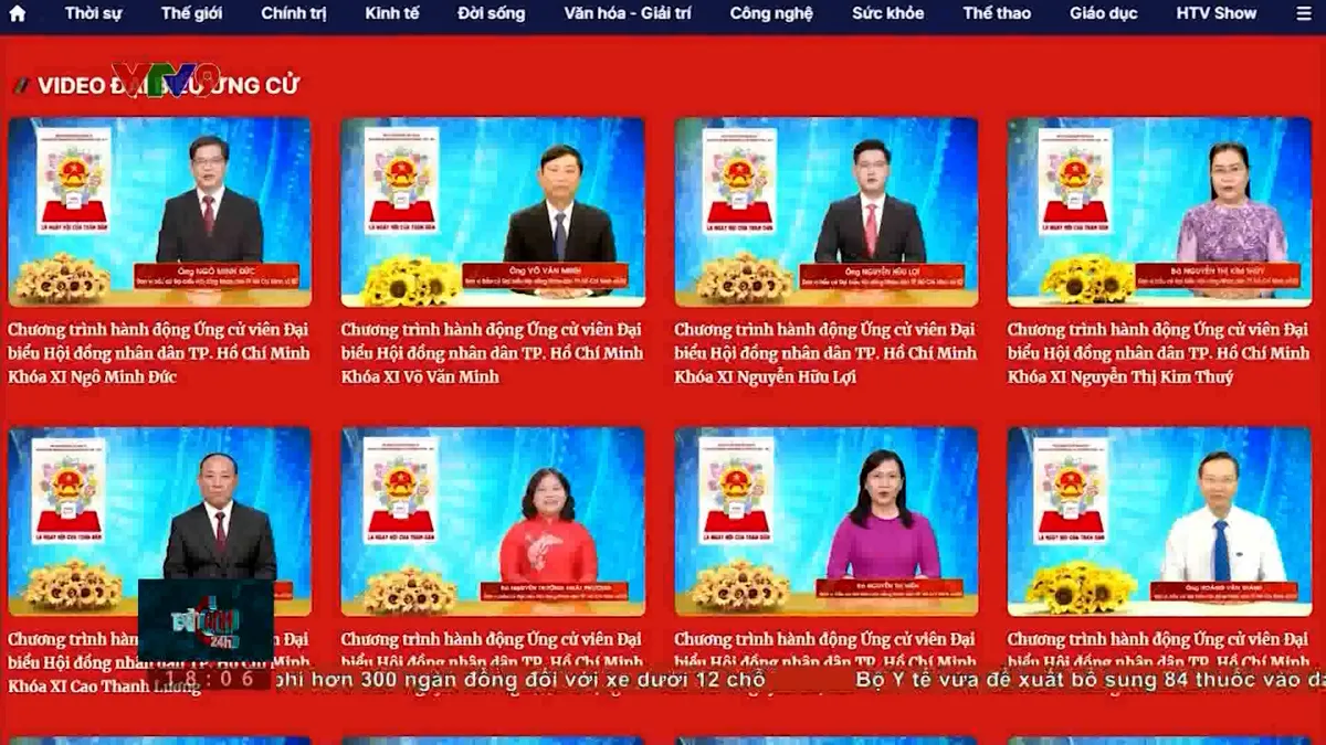 Sáng tạo đưa thông tin bầu cử đến với cử tri