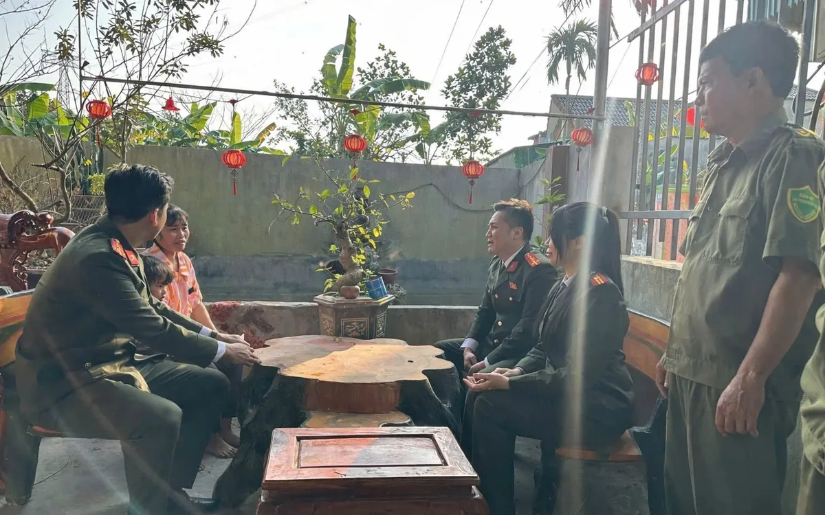 Công an xã Đồng Tiến tăng cường rà soát, nắm tình hình, kịp thời phát hiện, xử ký nghiêm các trường hợp vi phạm về xuất, nhập cảnh