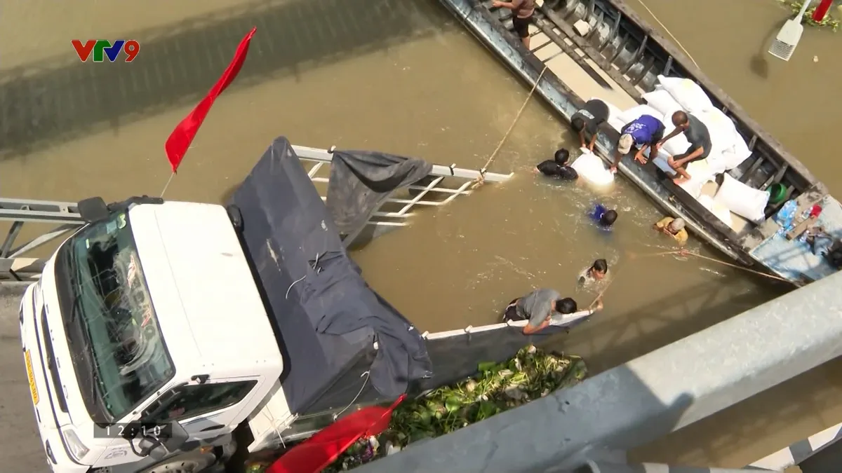 Khắc phục sự cố sập cầu tại Cần Thơ