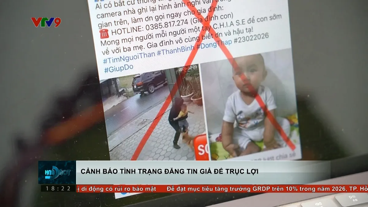 Cảnh báo tình trạng đưa tin giả để trục lợi