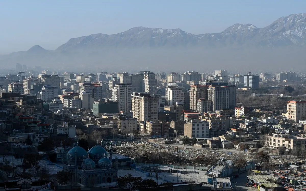 Khu dân cư tại Kabul ngày 27/2/2026 sau các cuộc giao tranh xuyên biên giới giữa Afghanistan và Pakistan. (Ảnh: WAKIL KOHSAR/AFP)