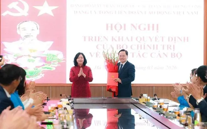 Ông Nguyễn Anh Tuấn được điều động giữ chức Bí thư Đảng ủy Tổng Liên đoàn Lao động Việt Nam nhiệm kỳ 2025 – 2030- Ảnh 1. Ông Nguyễn Anh Tuấn được điều động giữ chức Bí thư Đảng ủy Tổng Liên đoàn Lao động Việt Nam nhiệm kỳ 2025 – 2030- Ảnh 1.