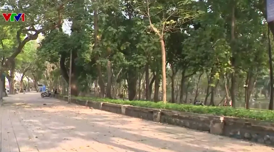 Người d&acirc;n H&agrave; Nội h&agrave;o hứng khi c&ocirc;ng vi&ecirc;n kh&ocirc;ng c&ograve;n h&agrave;ng r&agrave;o kh&eacute;p k&iacute;n - Ảnh 1.