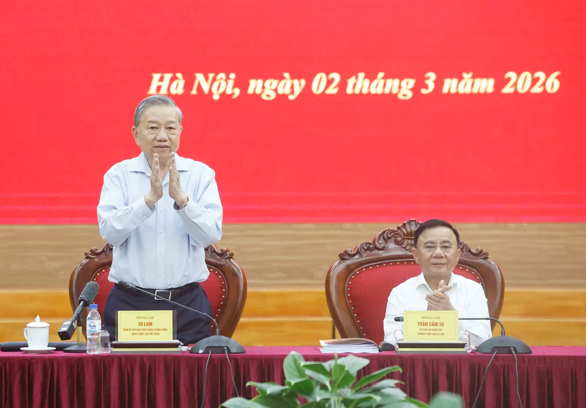 Tổng B&iacute; thư T&ocirc; L&acirc;m: Siết chặt kỷ luật, đề cao tr&aacute;ch nhiệm người đứng đầu - Ảnh 1.