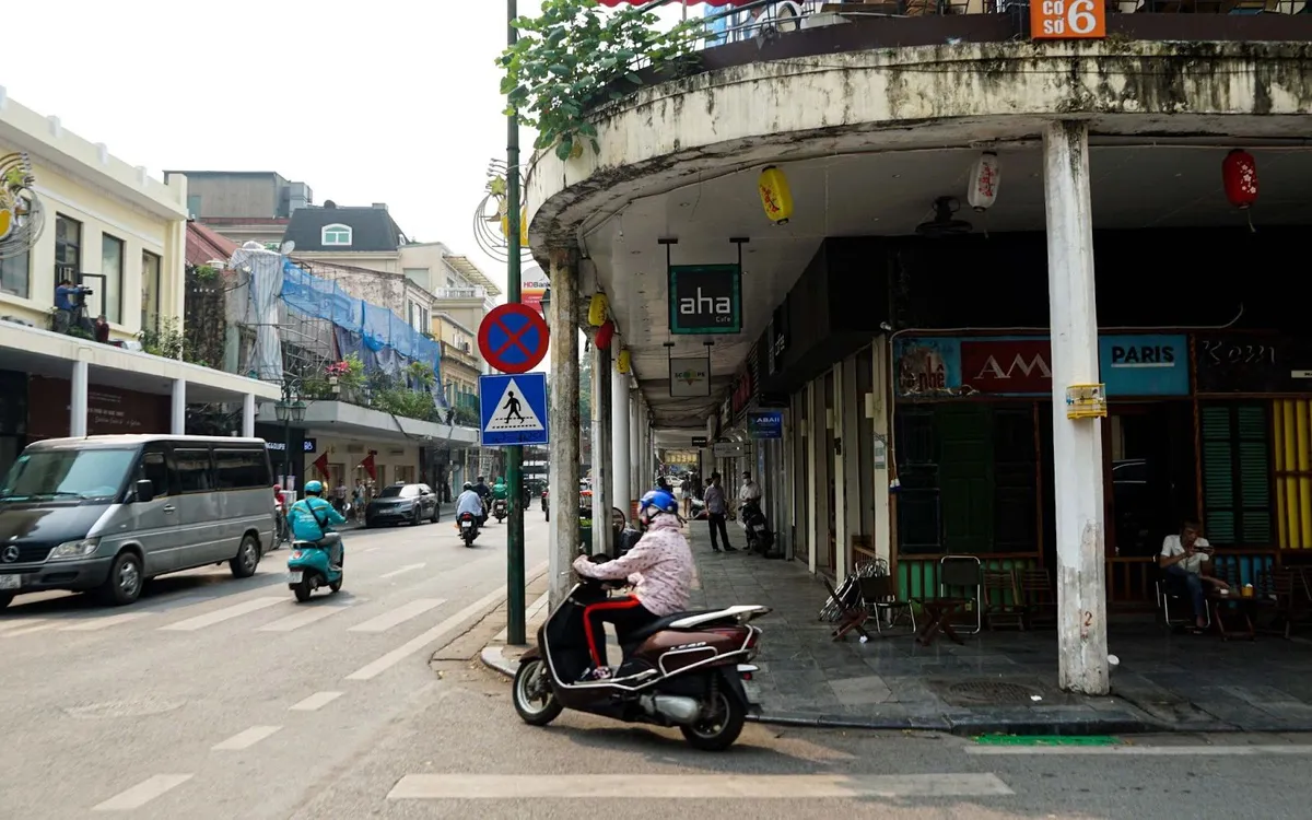 Mặt bằng cho thuê cao cấp trên phố Tràng Tiền, Hà Nội ghi nhận mức tăng mạnh trong năm 2025.