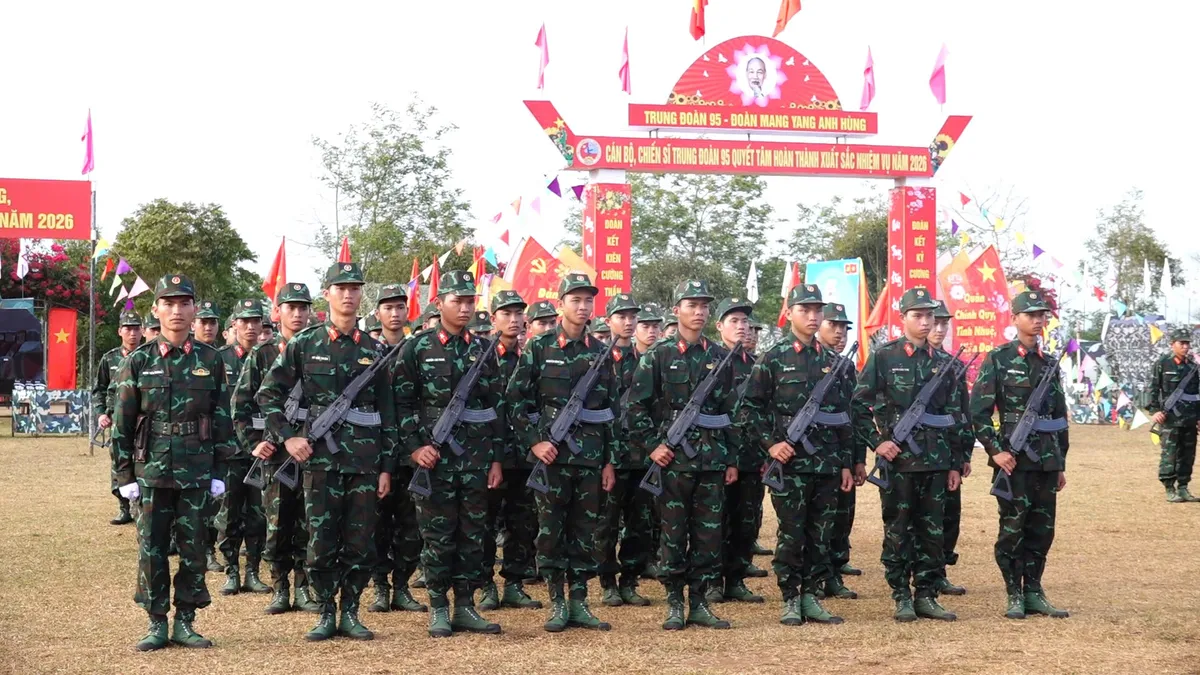 Trung đoàn 95 khí thế ra quân, sẵn sàng cho mùa huấn luyện mới 2026 - Ảnh 4.