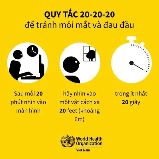 Quy tắc 20-20-20 gi&uacute;p giảm mỏi mắt khi d&ugrave;ng thiết bị điện tử- Ảnh 1.