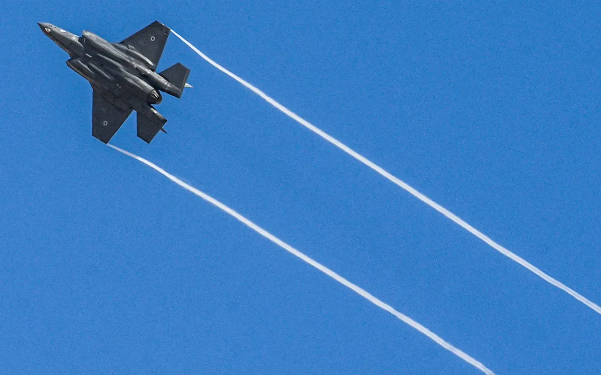 Israel triển khai máy bay chiến đấu F-35 đã làm nên một dấu mốc trong cuộc chiến tranh với Iran (Ảnh: AFP)