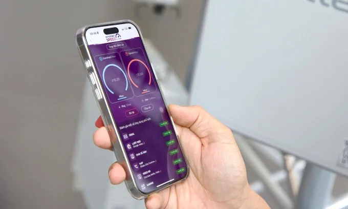 Tốc độ 5G tại Việt Nam lần đầu vượt 500 Mbps, đạt gần 595 Mbps- Ảnh 1.