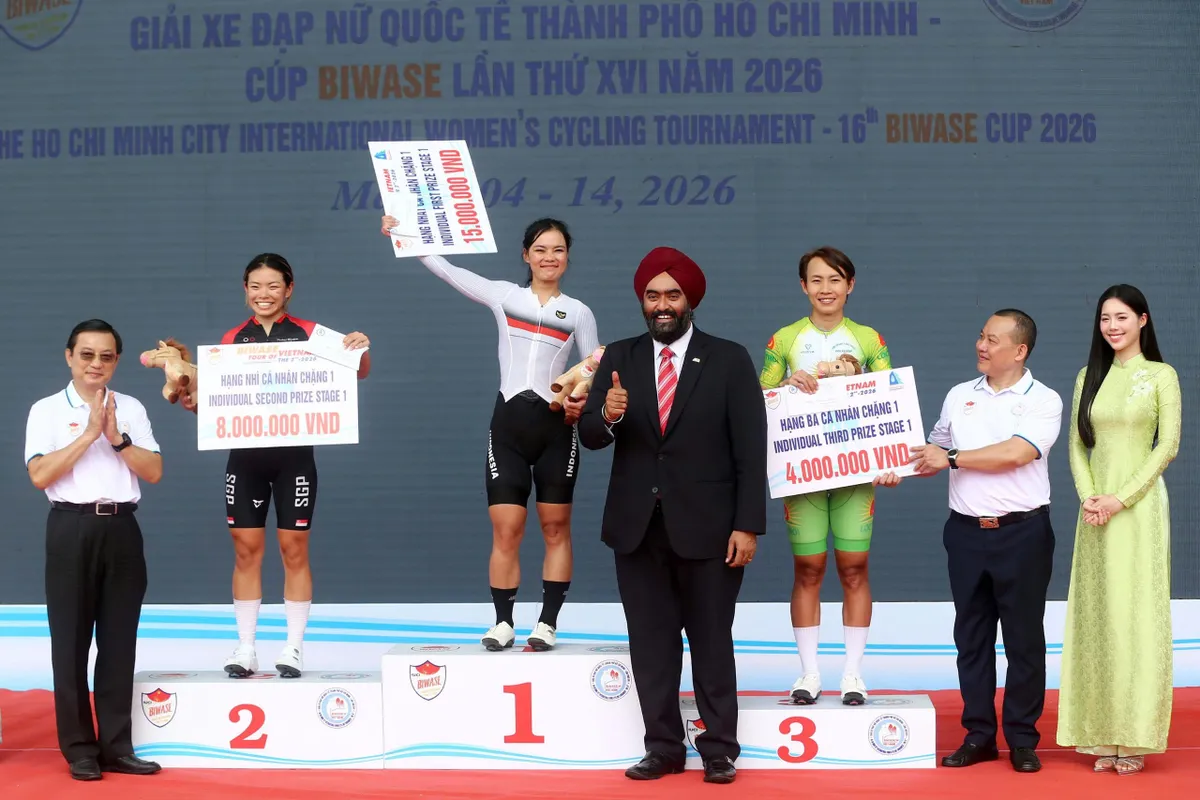 Khai màn UCI Biwase Cup 2026: Ngoại binh bứt phá, Nguyễn Thị Thật khẳng định đẳng cấp- Ảnh 2.