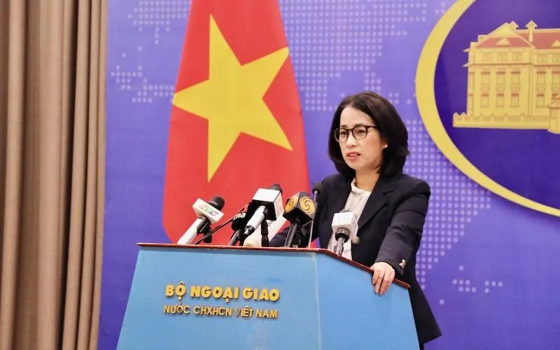 Người Phát ngôn Bộ Ngoại giao Việt Nam Phạm Thu Hằng. Ảnh: Tạ Hiển