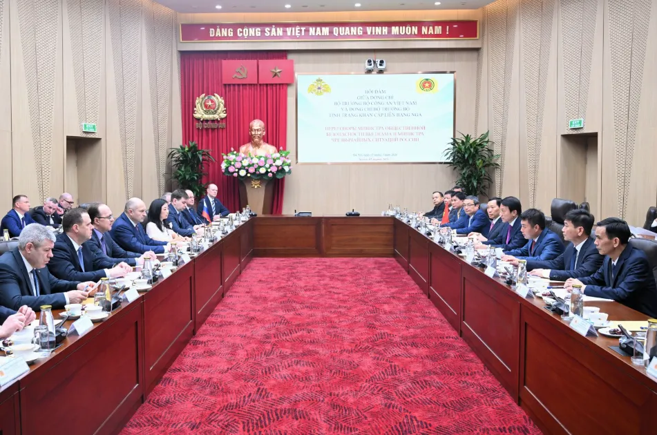 Thúc đ&acirc;̉y hợp tác giữa Bộ C&ocirc;ng an Việt Nam v&agrave; Bộ T&igrave;nh trạng khẩn cấp Li&ecirc;n bang Nga - Ảnh 2.