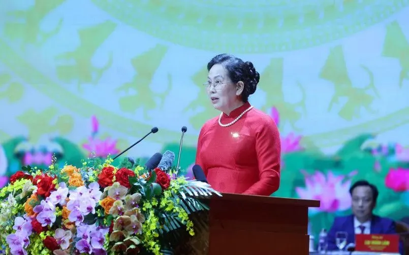 B&agrave; L&ecirc; Thị Thủy được bầu l&agrave;m Chủ tịch Hội Li&ecirc;n hiệp Phụ nữ Việt Nam nhiệm kỳ 2022&ndash;2027- Ảnh 1.