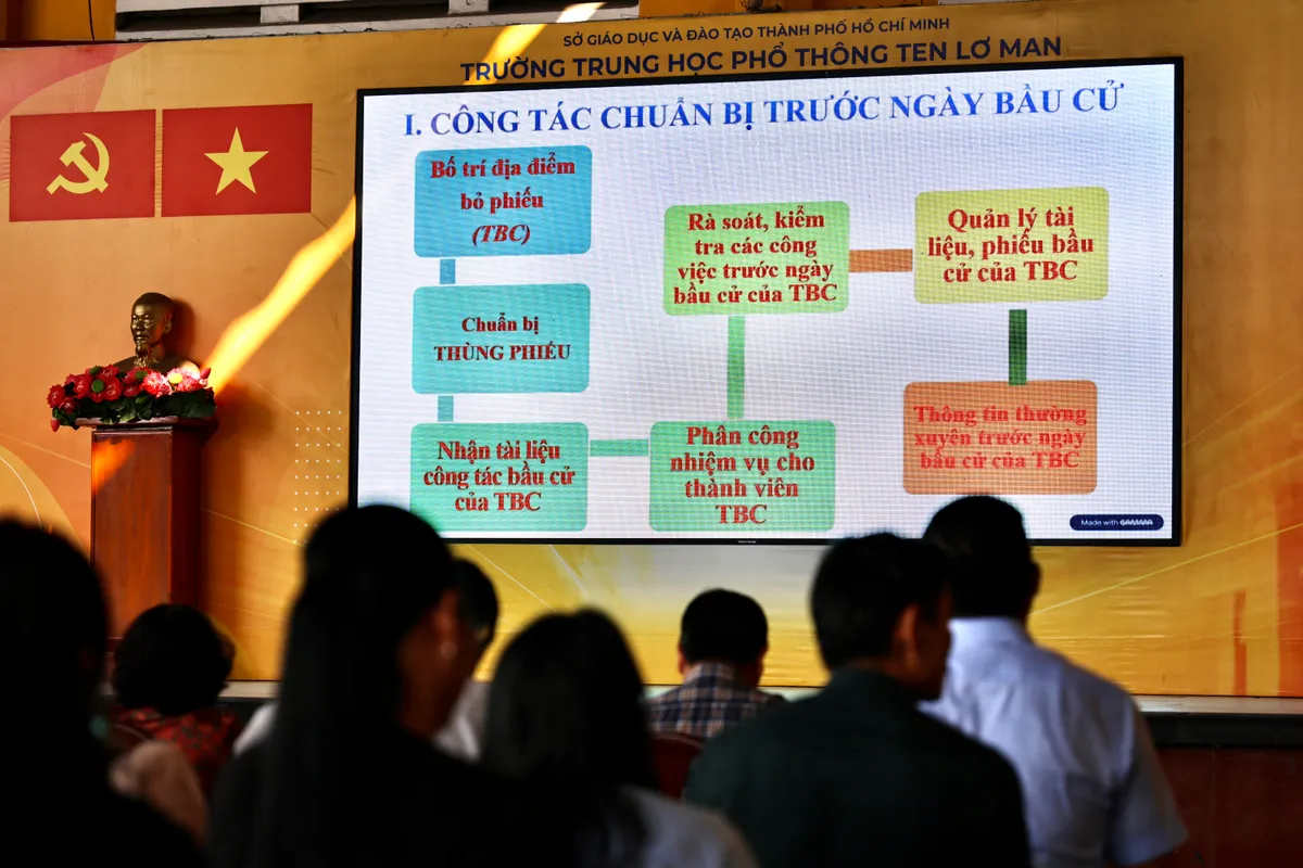 TP Hồ Ch&iacute; Minh khẩn trương tập huấn, diễn tập quy tr&igrave;nh chuẩn bị cho ng&agrave;y bầu cử- Ảnh 1.