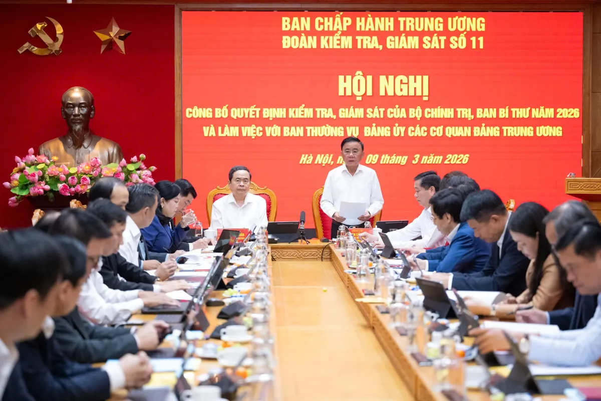 C&ocirc;ng bố quyết định kiểm tra, gi&aacute;m s&aacute;t Ban Thường vụ Đảng ủy c&aacute;c cơ quan Đảng Trung ương - Ảnh 5.