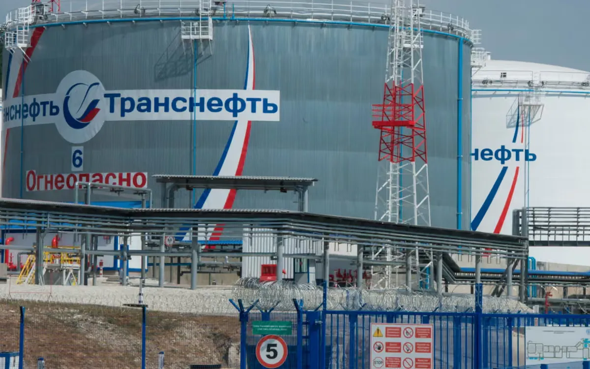 Cảng dầu Sheskharis ở Novorossiysk, Nga (Ảnh: AP)