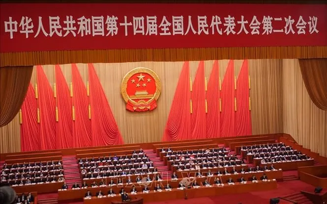 Đại hội Đại biểu Nhân dân Toàn quốc (Nhân Đại - tức Quốc hội Trung Quốc) khóa XIV (Ảnh tư liệu: TTXVN)