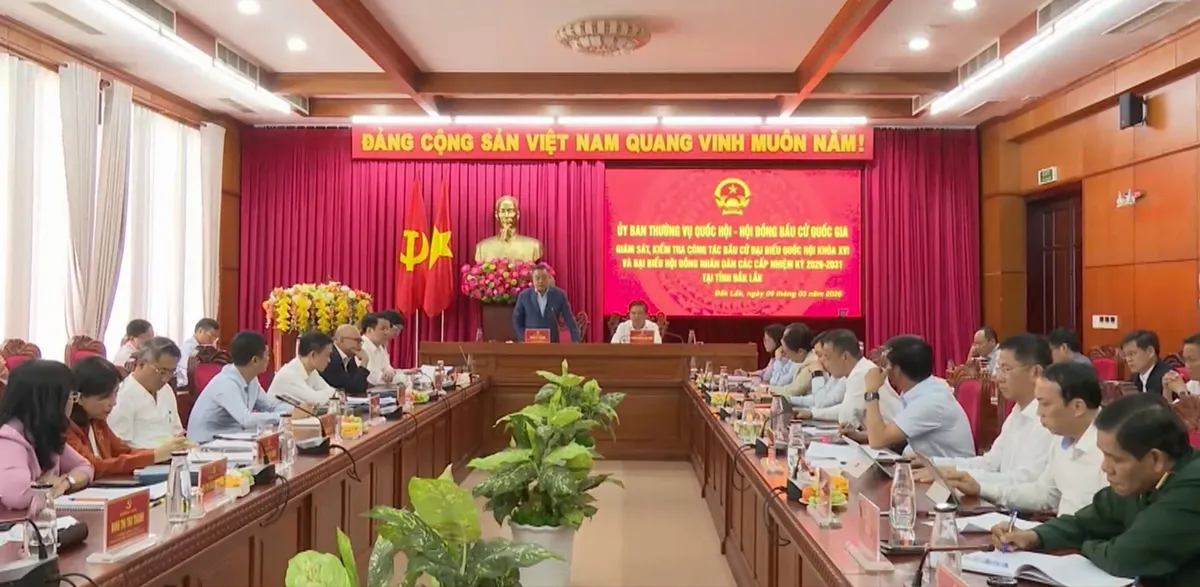 Trần Sỹ Thanh kiểm tra bầu cử Đắk Lắk