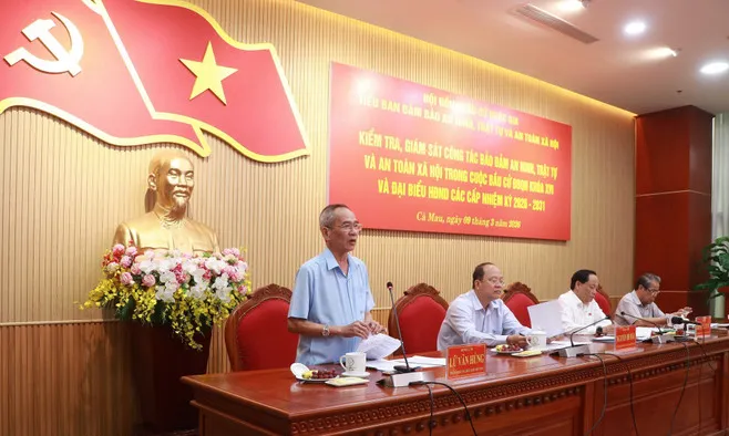 Đảm bảo tuyệt đối an ninh trật tự v&agrave; an to&agrave;n x&atilde; hội trong kỳ bầu cử sắp tới - Ảnh 3.