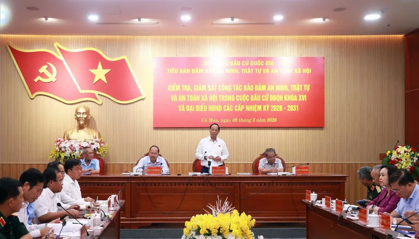 Đảm bảo tuyệt đối an ninh trật tự v&agrave; an to&agrave;n x&atilde; hội trong kỳ bầu cử sắp tới - Ảnh 1.