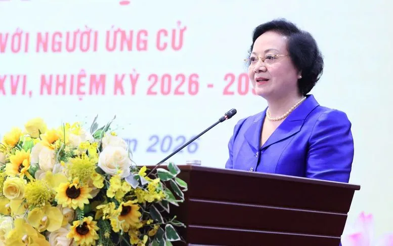 Bí thư Trung ương Đảng, Phó Thủ tướng Chính phủ Phạm Thị Thanh Trà phát biểu tại Hội nghị