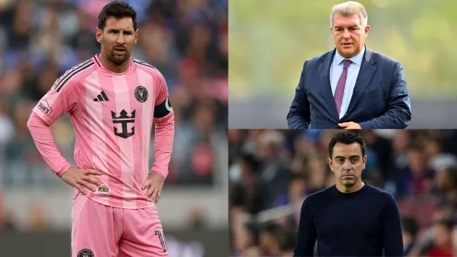 Xavi tiết lộ kế hoạch đưa Messi trở lại Barca năm 2023 bị Chủ tịch Laporta chặn lại ph&uacute;t ch&oacute;t- Ảnh 1.