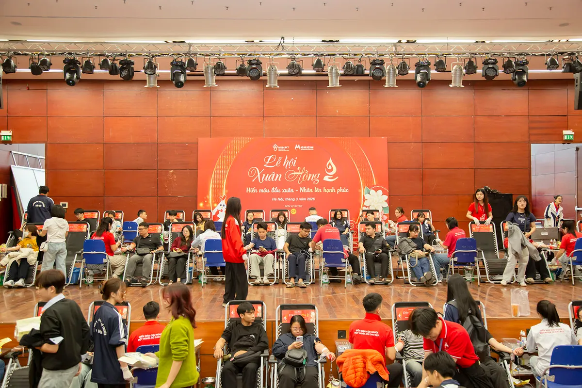 Lễ hội Xu&acirc;n hồng 2026 vượt chỉ ti&ecirc;u gần 3.000 đơn vị m&aacute;u- Ảnh 1.