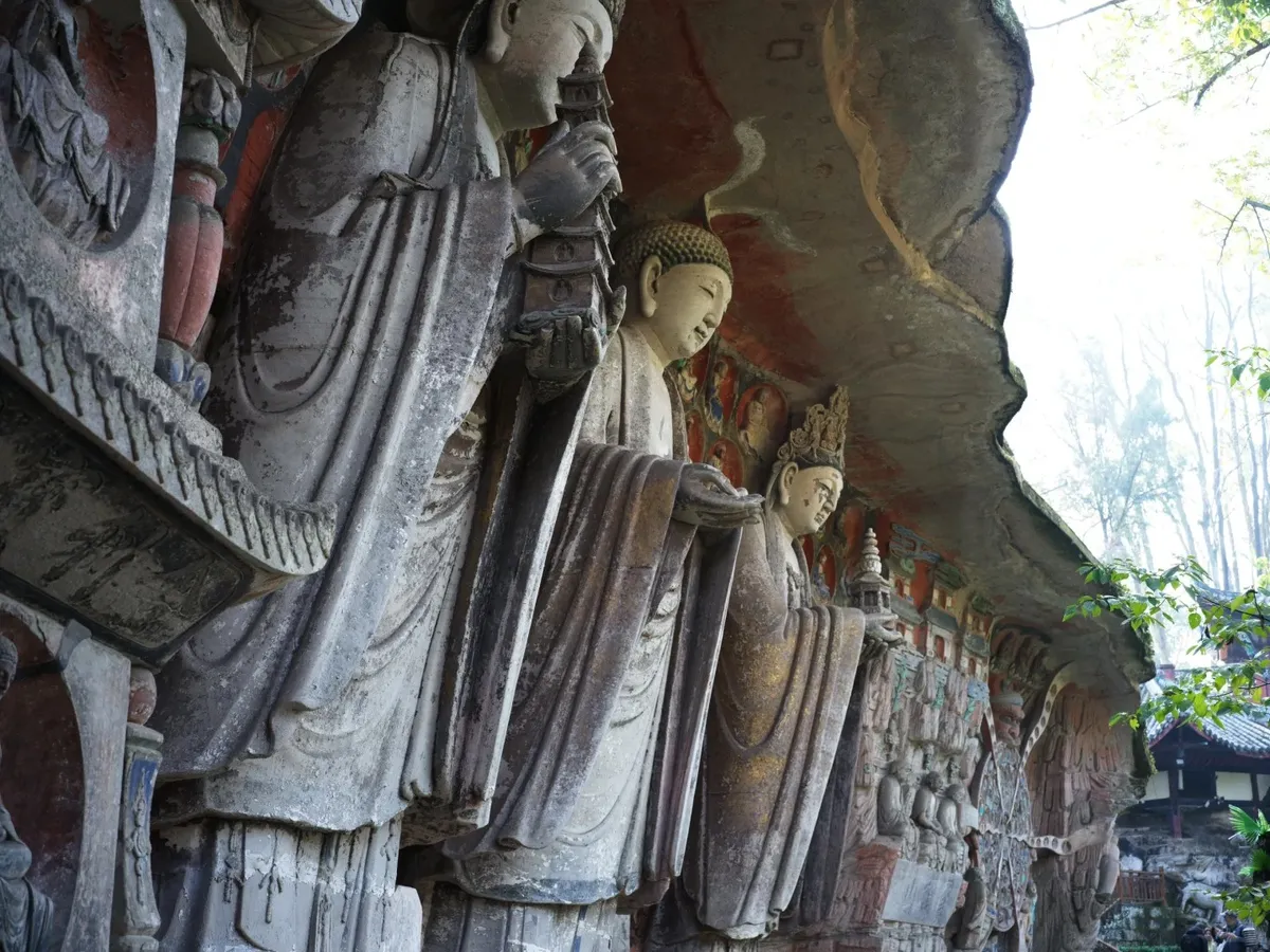 Trung Quốc bảo vệ to&agrave;n diện Di sản Văn h&oacute;a Thế giới Quần thể khắc đ&aacute; Đại T&uacute;c- Ảnh 1.