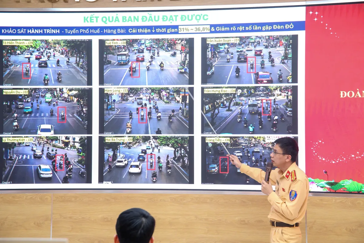 CSGT H&agrave; Nội v&agrave; Hải Ph&ograve;ng trao đổi kinh nghiệm vận h&agrave;nh Trung t&acirc;m điều h&agrave;nh giao th&ocirc;ng th&ocirc;ng minh - Ảnh 2.