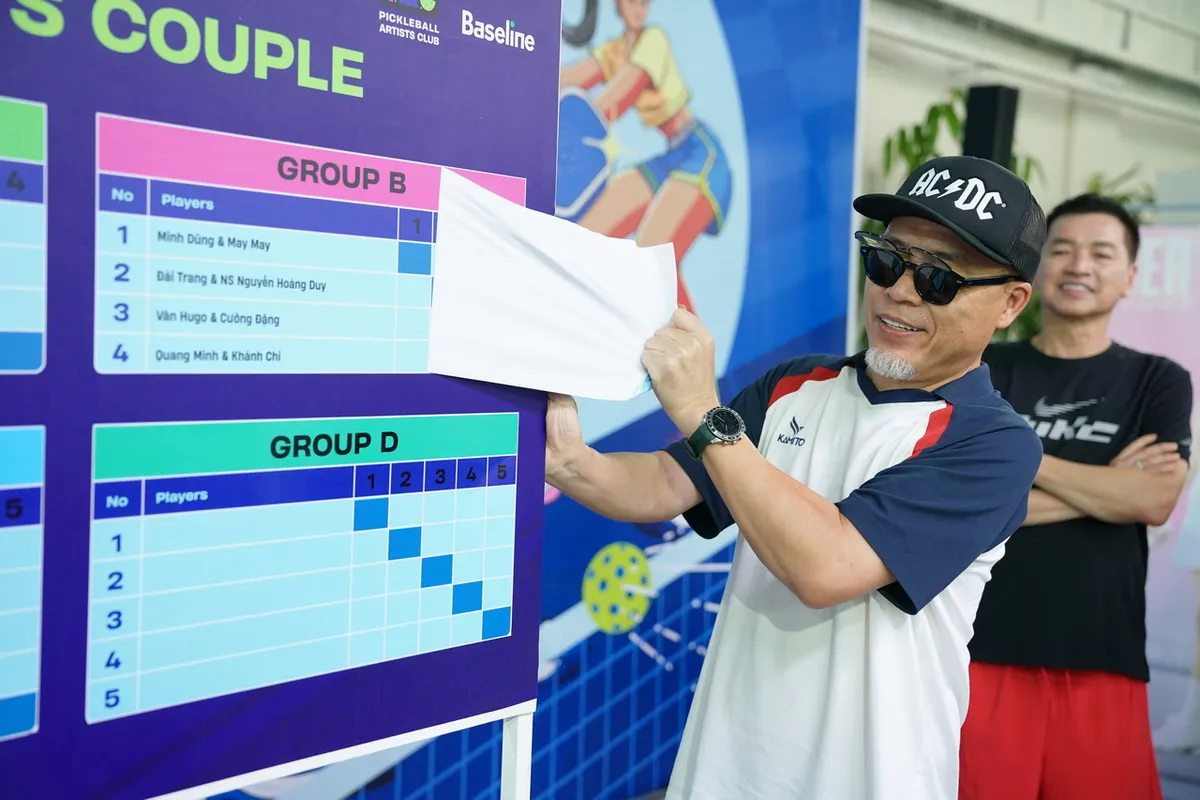 Giải pickleball với thể thức độc, lạ thu h&uacute;t c&aacute;c cặp đ&ocirc;i nghệ sĩ v&agrave; vận động vi&ecirc;n nổi tiếng- Ảnh 1.