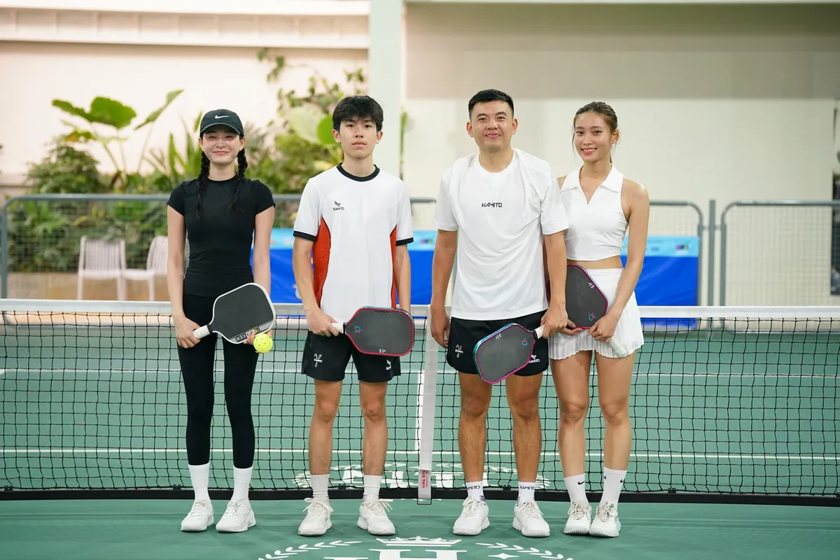 Giải pickleball với thể thức độc, lạ thu h&uacute;t c&aacute;c cặp đ&ocirc;i nghệ sĩ v&agrave; vận động vi&ecirc;n nổi tiếng- Ảnh 5.