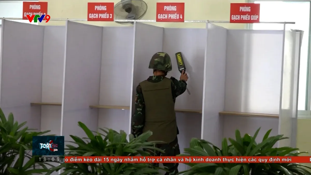 Rà soát bom mìn đảm bảo an toàn các điểm bầu cử