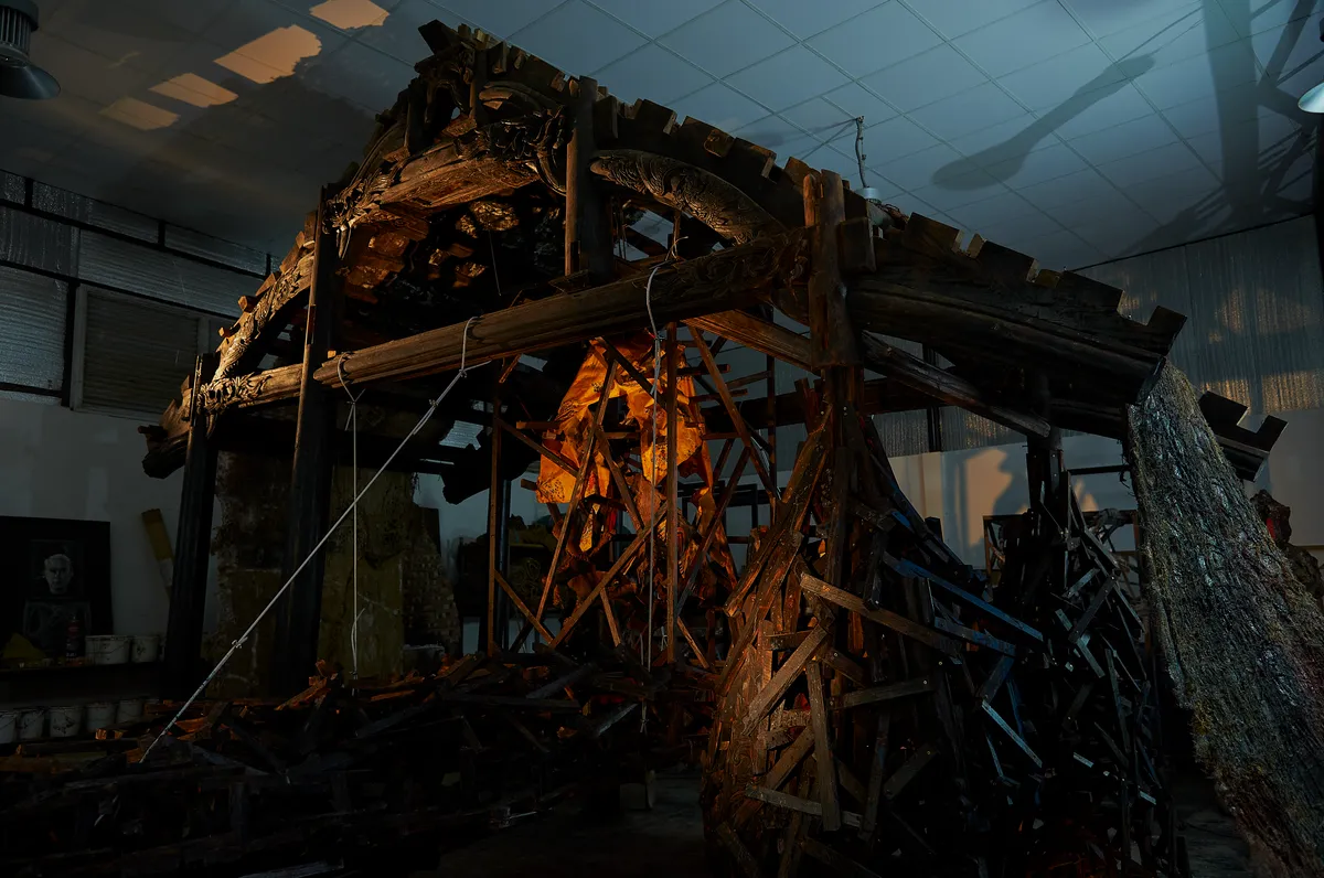 Cung điện thế kỷ XV ở Venice th&agrave;nh kh&ocirc;ng gian triển l&atilde;m cho c&aacute;c t&aacute;c phẩm mỹ thuật Việt Nam. - Ảnh 3.